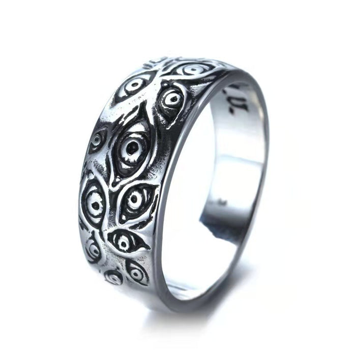 Wholesale Rings Alloy Devil Eye God Eye MOQ≥2 JDC-RS-YuD002