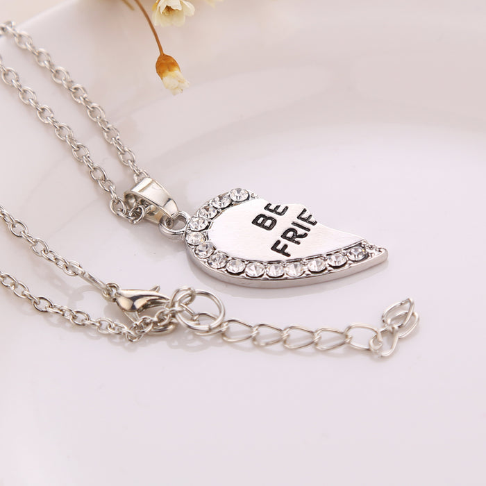 Jewelry WholesaleWholesale letter good friend alloy necklace JDC-NE-ZJ028 Necklaces 志嘉 %variant_option1% %variant_option2% %variant_option3%  Factory Price JoyasDeChina Joyas De China