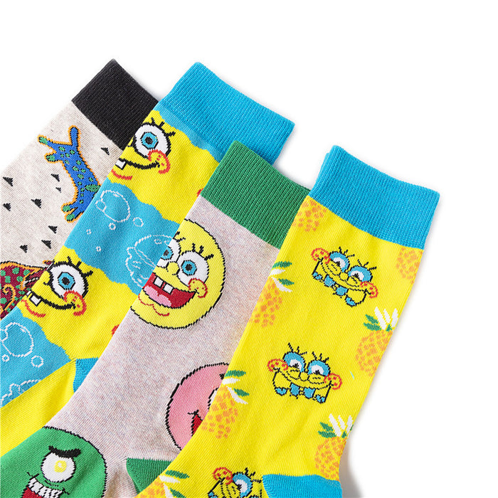 Wholesale socks cotton cartoon cute JDC-SK-HuiHe026