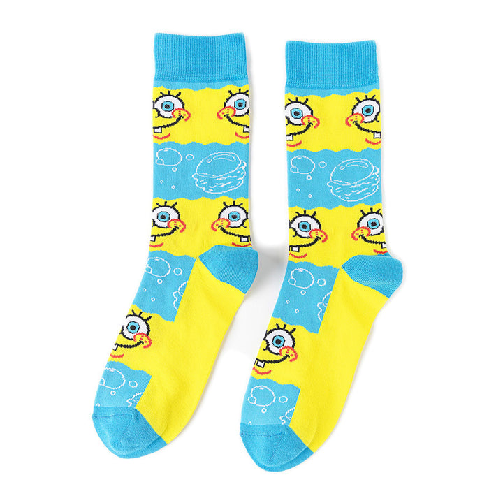 Wholesale socks cotton cartoon cute JDC-SK-HuiHe026