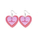 Jewelry WholesaleWholesale Valentine's Day Love Double Layer PU Leather Earrings MOQ≥2 JDC-ES-Chengy017 Earrings Chengy %variant_option1% %variant_option2% %variant_option3%  Factory Price JoyasDeChina Joyas De China