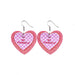 Jewelry WholesaleWholesale Valentine's Day Love Double Layer PU Leather Earrings MOQ≥2 JDC-ES-Chengy017 Earrings Chengy %variant_option1% %variant_option2% %variant_option3%  Factory Price JoyasDeChina Joyas De China