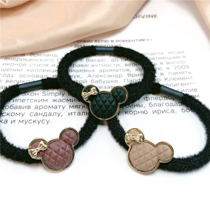 Jewelry WholesaleWholesale butterfly combined with blonde ring (M) JDC-HS-Jiax023 Hair Scrunchies 佳芯 %variant_option1% %variant_option2% %variant_option3%  Factory Price JoyasDeChina Joyas De China