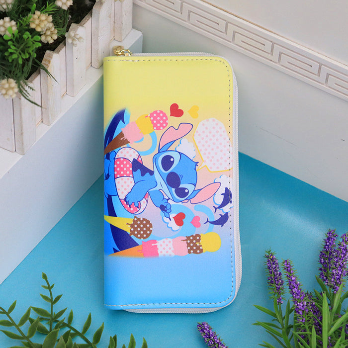 Wholesale Wallet PU Cartoon Printing Long Zipper (M) JDC-WT-Shengx004