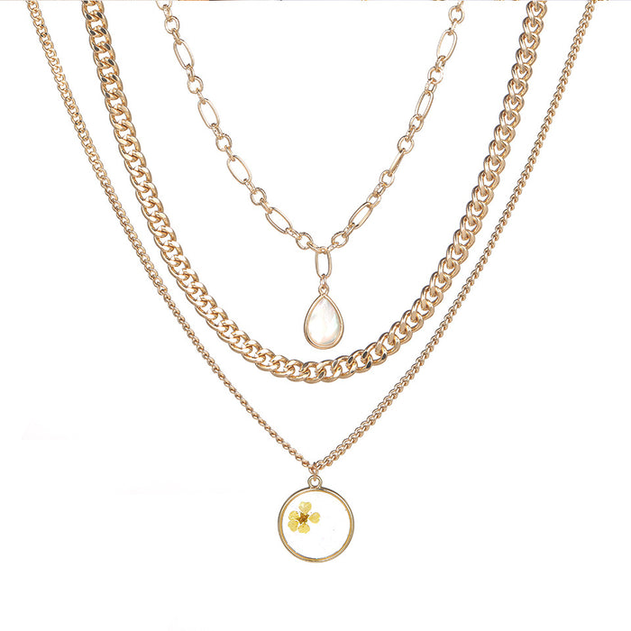 Jewelry WholesaleWholesale gold alloy ball long alloy necklace JDC-NE-KJ210 Necklaces 坤杰 %variant_option1% %variant_option2% %variant_option3%  Factory Price JoyasDeChina Joyas De China