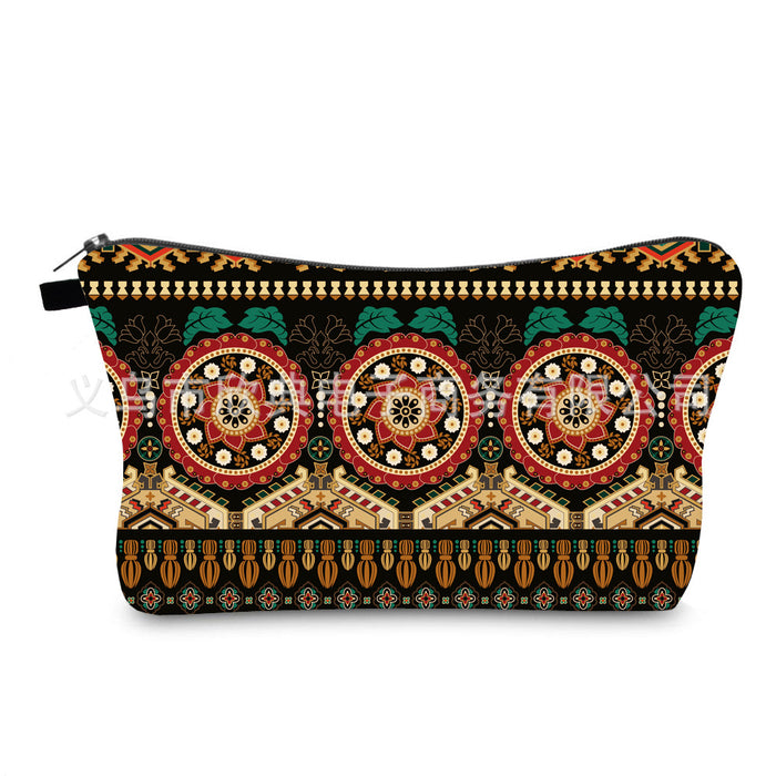 Wholesale Portable Waterproof Cosmetic Bag Mandala Printing JDC-CB-XinD010