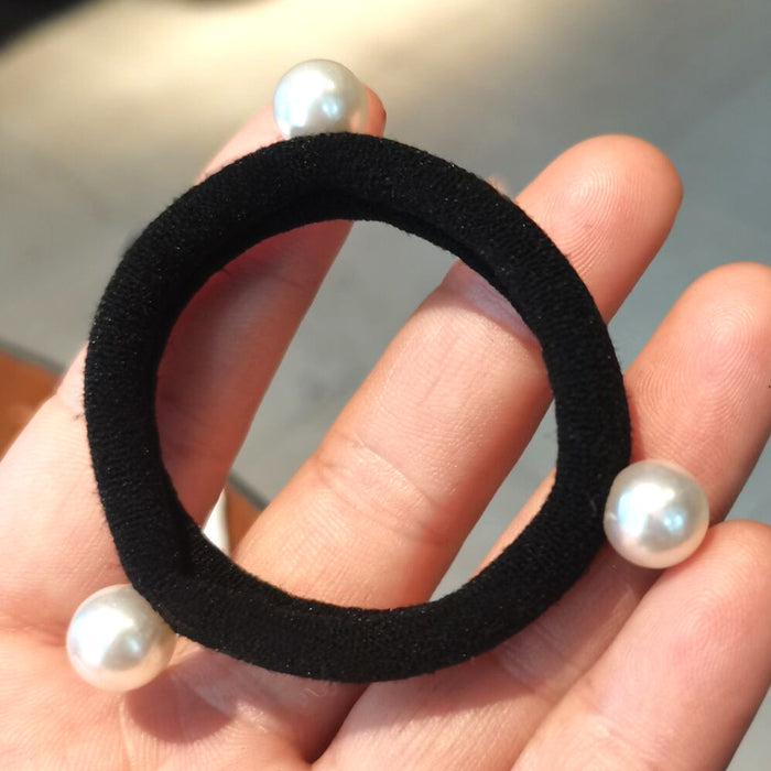 Jewelry WholesaleWholesale Pearl Hair Ring Towel Ring Seamless Hair ScrunchiesJDC-HS-Linxiu001 Hair Scrunchies 灵秀 %variant_option1% %variant_option2% %variant_option3%  Factory Price JoyasDeChina Joyas De China