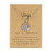 Jewelry WholesaleWholesale zodiac sign paper card necklace JDC-NE-YinH024 Necklaces 颖皓 %variant_option1% %variant_option2% %variant_option3%  Factory Price JoyasDeChina Joyas De China