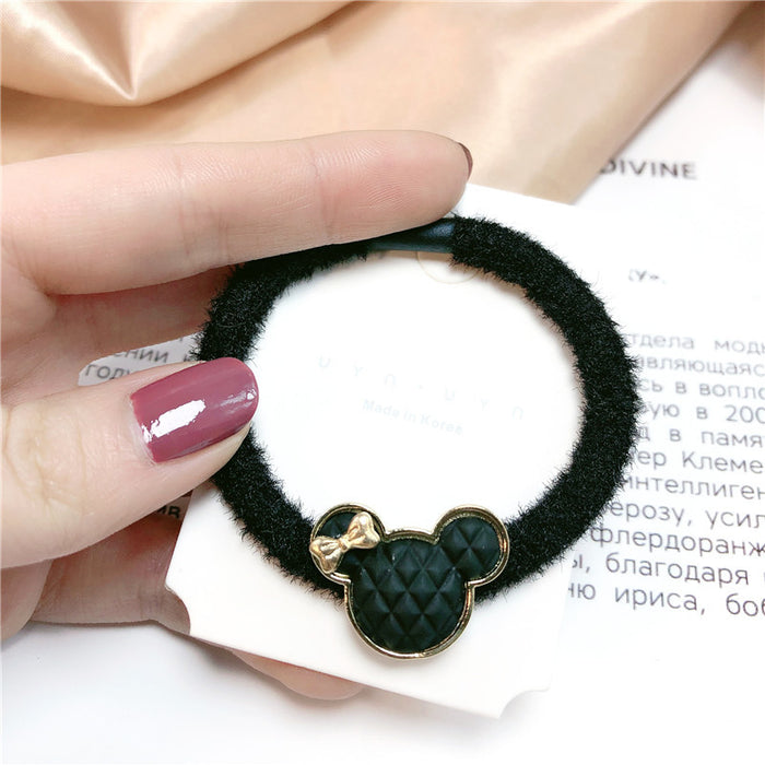 Jewelry WholesaleWholesale butterfly combined with blonde ring (M) JDC-HS-Jiax023 Hair Scrunchies 佳芯 %variant_option1% %variant_option2% %variant_option3%  Factory Price JoyasDeChina Joyas De China