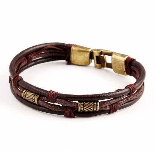 Jewelry WholesaleWholesale Bracelet Multilayer Leather Jewelry JDC-BT-F941 Bracelet 韩之尚 %variant_option1% %variant_option2% %variant_option3%  Factory Price JoyasDeChina Joyas De China