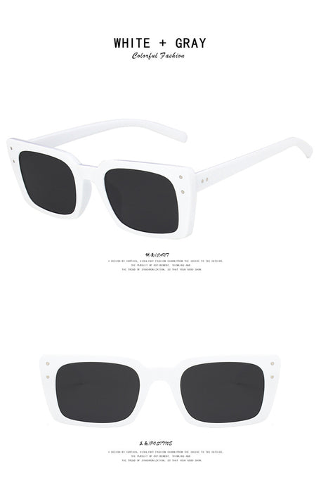 Wholesale Square Rice Nail Sunglasses Female Trend Street Shooting JDC-SG-KD157