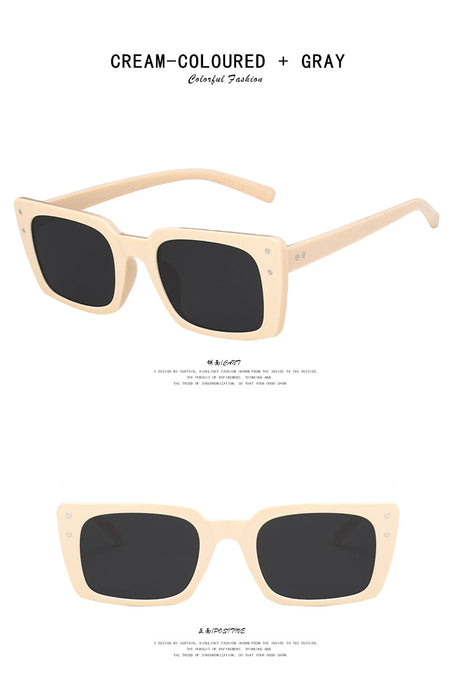 Wholesale Square Rice Nail Sunglasses Female Trend Street Shooting JDC-SG-KD157