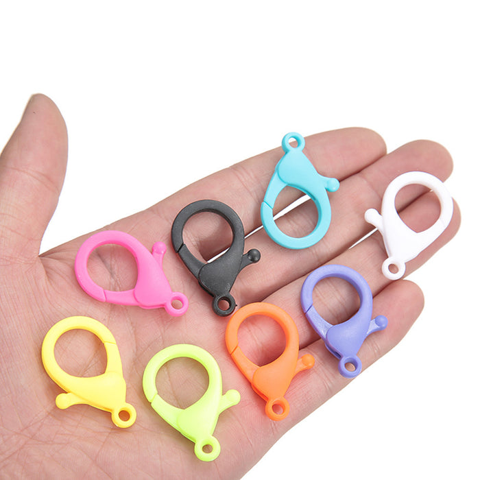 Wholesale Lobster Clasp Keychain Bulk Acrylic DIY 25mm MOQ≥2 JDC-KC-HeYu010