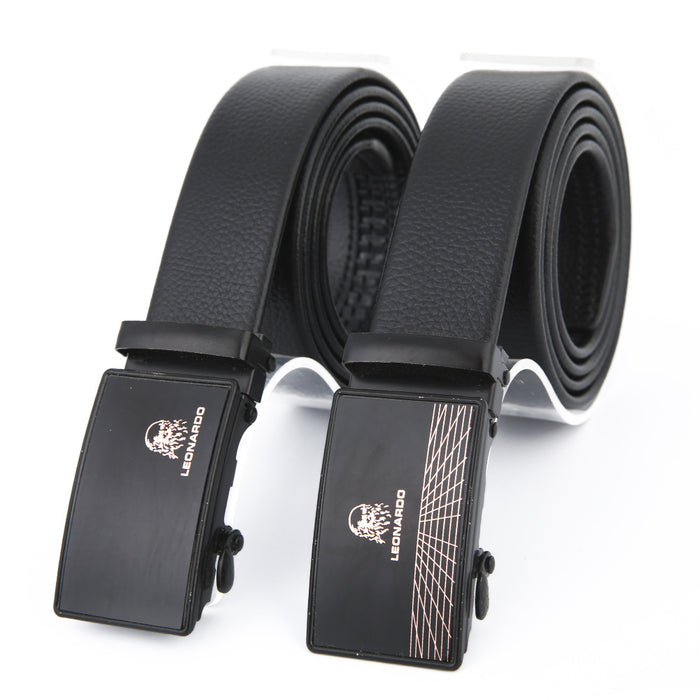 Wholesale PVC Leather Iron Buckle Men's Belt JDC-MB-SenB001