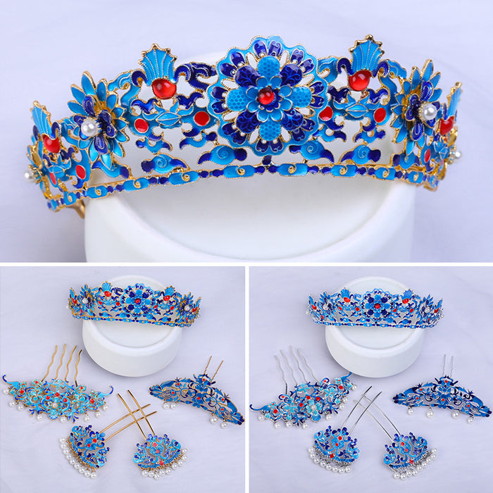 Wholesale Metal Cloisonne Hairpin JDC-HC-ZanNiang002