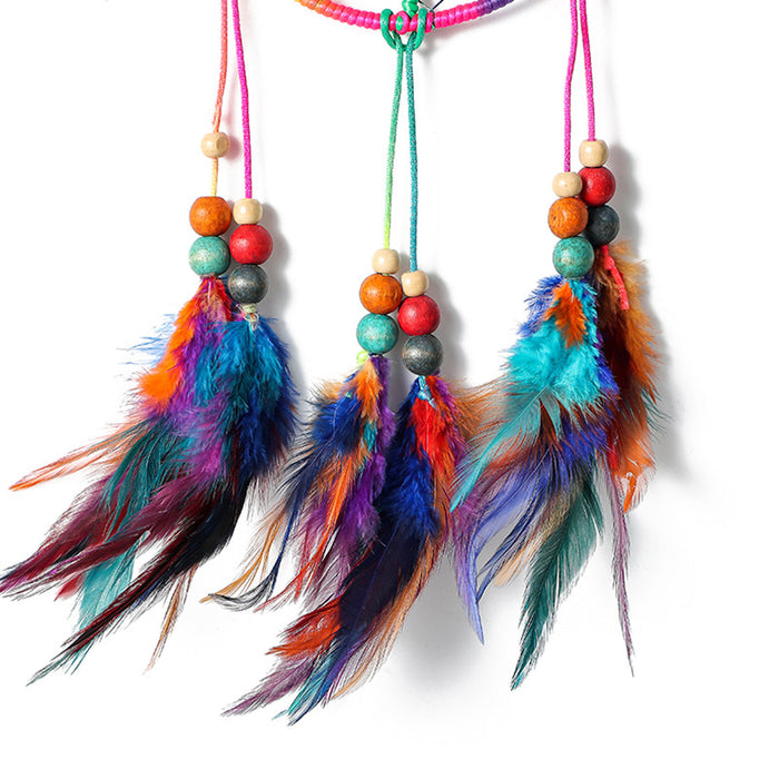 Wholesale Hand Woven Peace Sign Exquisite Dreamcatcher MOQ≥2 JDC-DC-XZD002