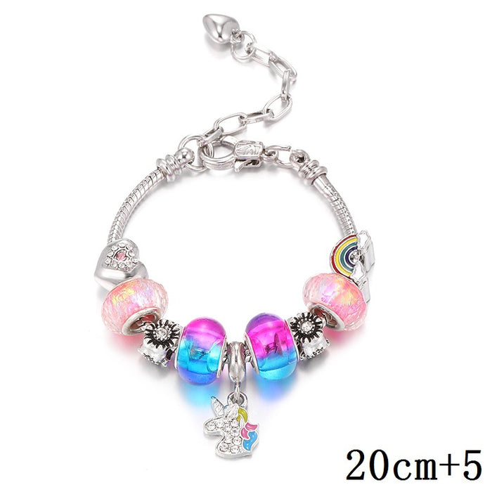 Jewelry WholesaleWholesale crystal metal soft pottery diy beaded children's bracelet JDC-BT-WeiY001 Bracelet 唯雅 %variant_option1% %variant_option2% %variant_option3%  Factory Price JoyasDeChina Joyas De China