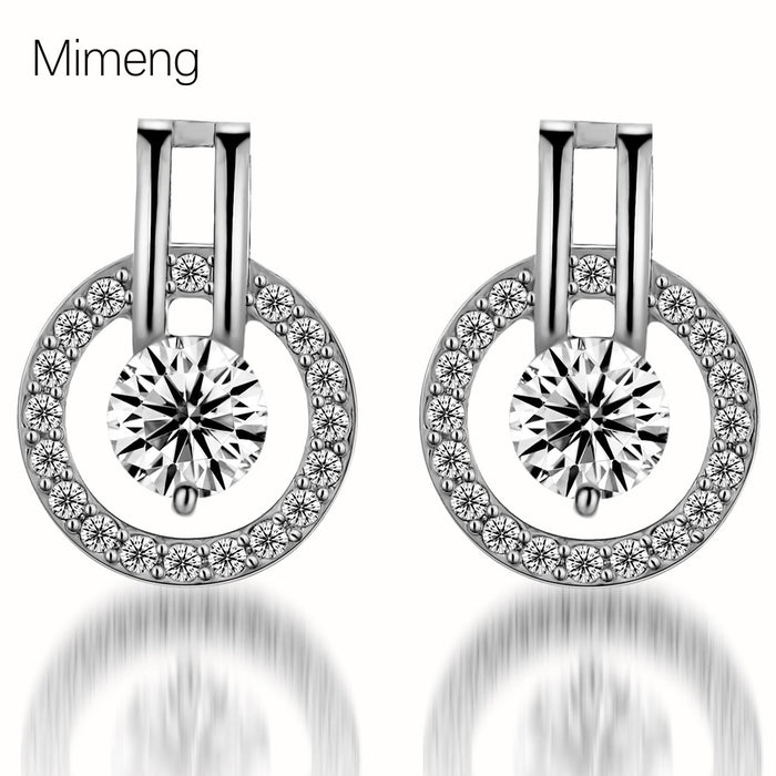 Jewelry WholesaleWholesale full diamond round zircon starry stud earrings JDC-ES-Mimeng046 Earrings 米萌 %variant_option1% %variant_option2% %variant_option3%  Factory Price JoyasDeChina Joyas De China