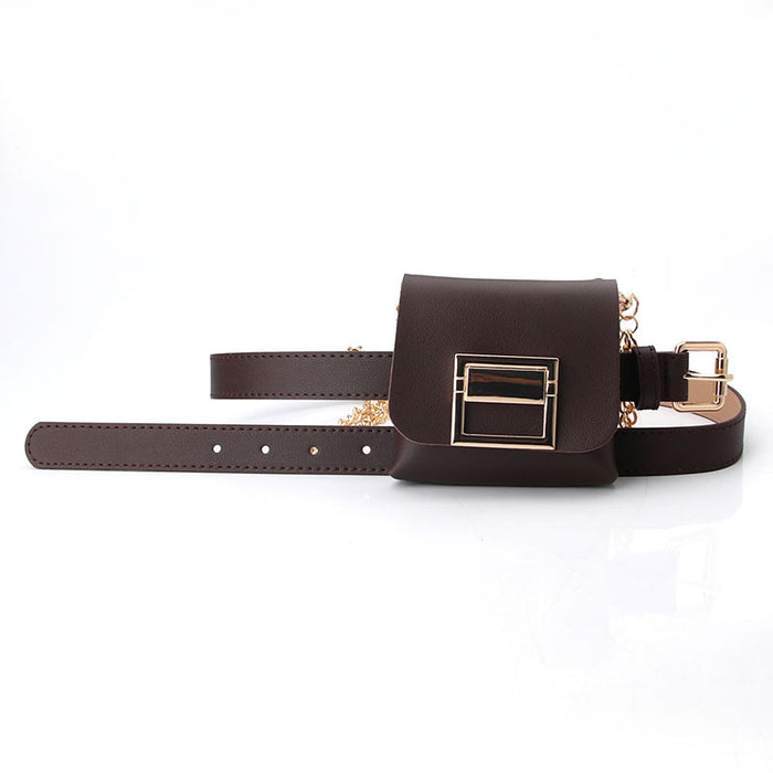 Wholesale Belt Gold Chain Small Bag Detachable JDC-WB-KuP009