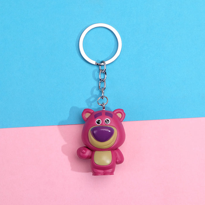 Wholesale of Cute Plastic Keychains JDC-KC-QMou023