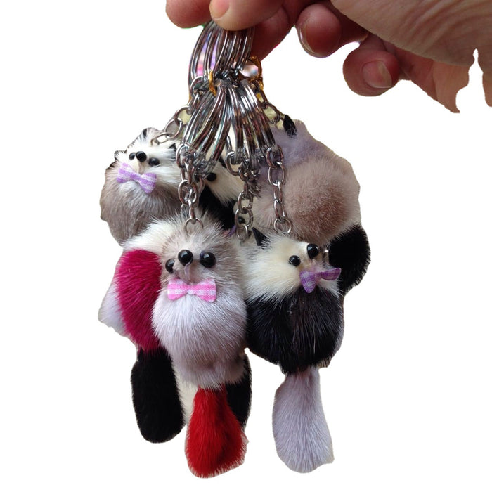 Jewelry WholesaleWholesale Alloy Little Fox Imitation Hair Pendant Keychain JDC-KC-Zuge019 Keychains 祖格 %variant_option1% %variant_option2% %variant_option3%  Factory Price JoyasDeChina Joyas De China