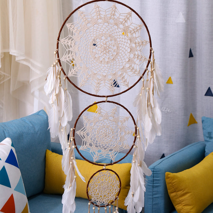 Wholesale Home Decor Wall Decoration Wall Hanging Harajuku Style Large Dreamcatcher MOQ≥2 JDC-DC-JunX020