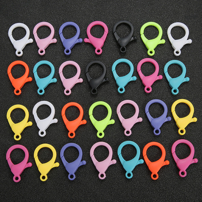 Wholesale Lobster Clasp Keychain Bulk Acrylic DIY 25mm MOQ≥2 JDC-KC-HeYu010