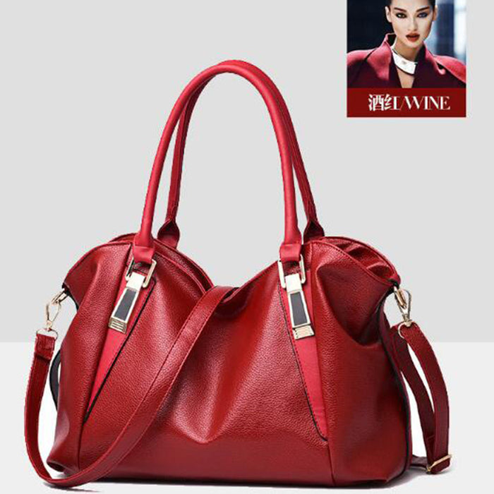 Wholesale Shoulder Bag PU Soft Leather Large Capacity Diagonal JDC-SD-Yiou005