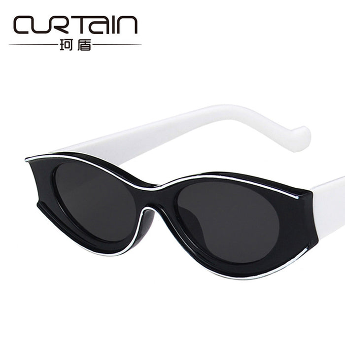 Wholesale Concave Contrast Sunglasses Oval JDC-SG-KD158