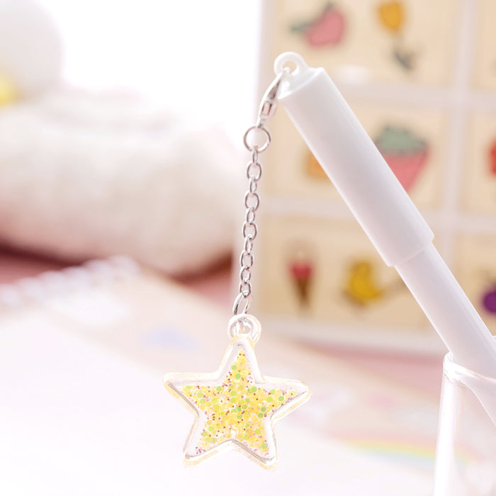 Wholesale ballpoint pen plastic cute star pendant JDC-BP-XuF010