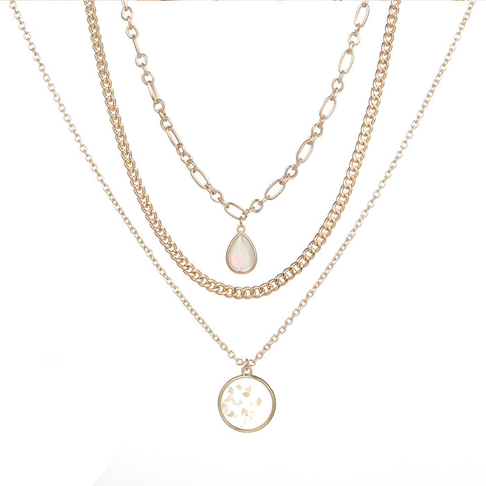 Jewelry WholesaleWholesale gold alloy ball long alloy necklace JDC-NE-KJ210 Necklaces 坤杰 %variant_option1% %variant_option2% %variant_option3%  Factory Price JoyasDeChina Joyas De China