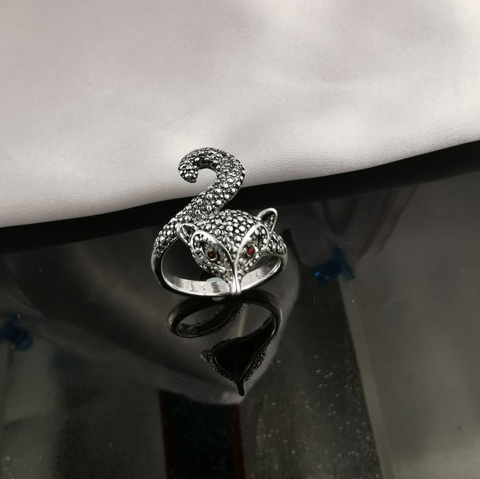 Jewelry WholesaleWholesale Ruby Fox Adjustable Vintage Ring JDC-RS-NS004 Rings 尼森 %variant_option1% %variant_option2% %variant_option3%  Factory Price JoyasDeChina Joyas De China