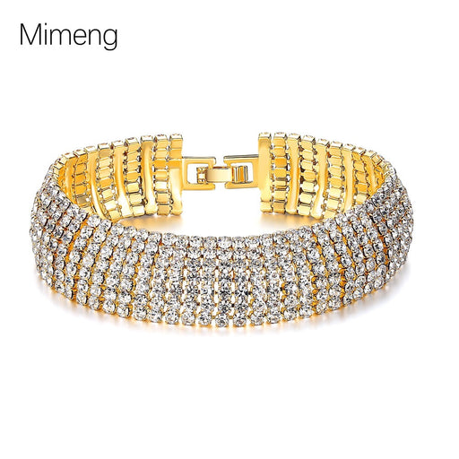 Jewelry WholesaleWholesale Rhinestone Bracelet versatile gold JDC-BT-MiMeng033 Bracelet 米萌 %variant_option1% %variant_option2% %variant_option3%  Factory Price JoyasDeChina Joyas De China