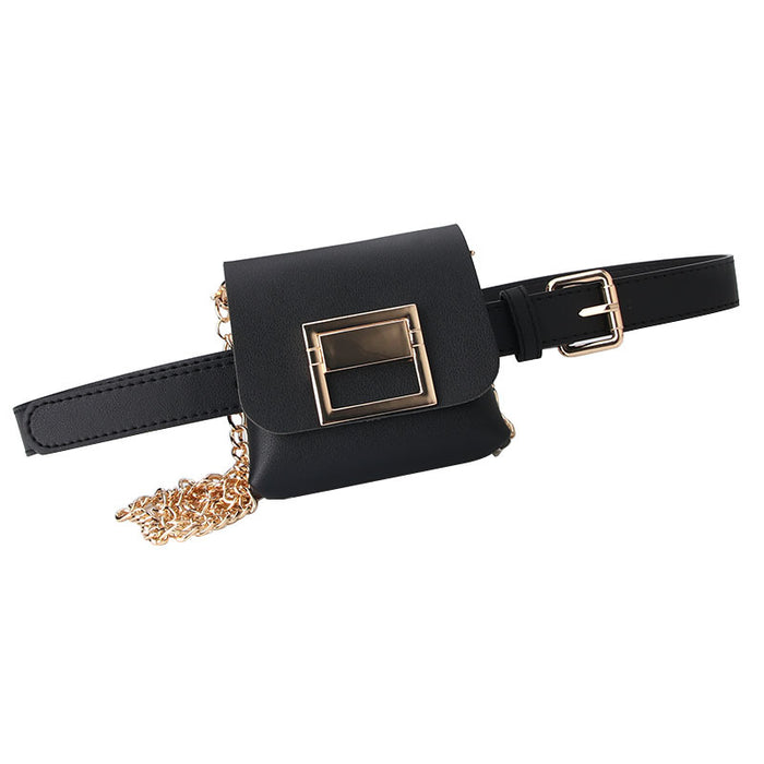 Wholesale Belt Gold Chain Small Bag Detachable JDC-WB-KuP009