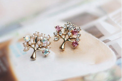 Wholesale Styling Jewelry Super Beautiful Colored Diamond Earrings JDC-ES-CM024