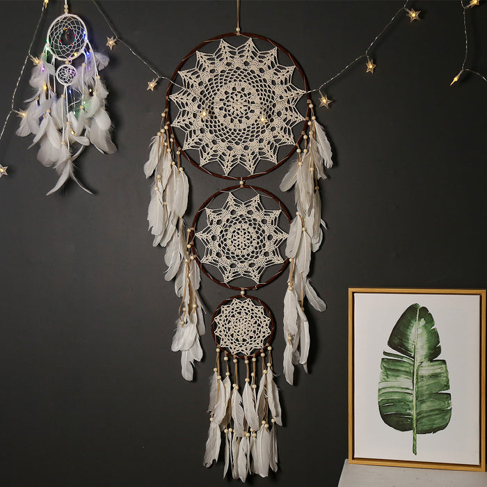 Wholesale Home Decor Wall Decoration Wall Hanging Harajuku Style Large Dreamcatcher MOQ≥2 JDC-DC-JunX020