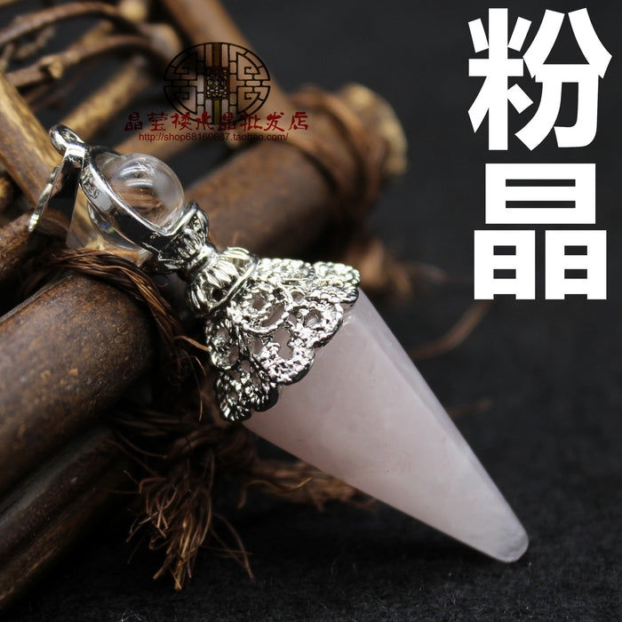 Jewelry WholesaleWholesale retro palace style pendulum hexagonal column crystal pendant jewelry JDC-CS-Jinshe002 charms 金蛇 %variant_option1% %variant_option2% %variant_option3%  Factory Price JoyasDeChina Joyas De China