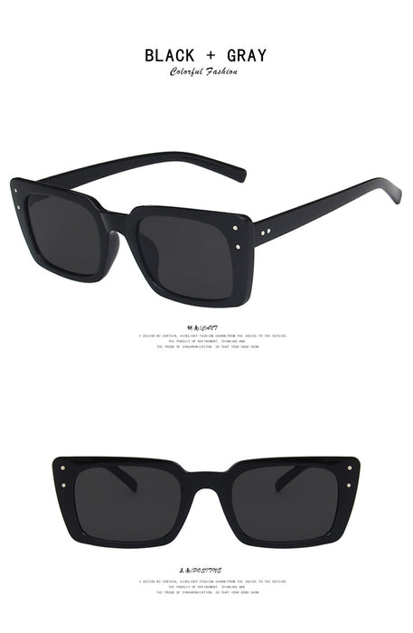 Wholesale Square Rice Nail Sunglasses Female Trend Street Shooting JDC-SG-KD157