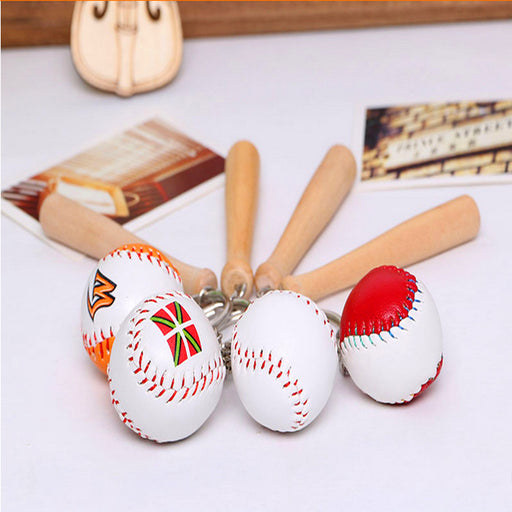 Jewelry WholesaleWholesale PU Leather Baseball Softball Keychain MOQ≥2 JDC-KC-XXing004 Keychains 熙兴 %variant_option1% %variant_option2% %variant_option3%  Factory Price JoyasDeChina Joyas De China