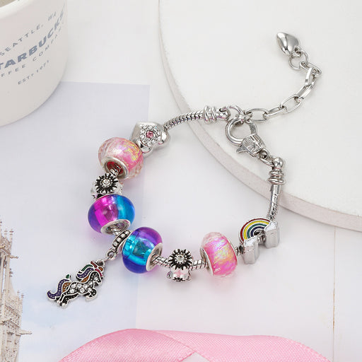 Jewelry WholesaleWholesale crystal metal soft pottery diy beaded children's bracelet JDC-BT-WeiY001 Bracelet 唯雅 %variant_option1% %variant_option2% %variant_option3%  Factory Price JoyasDeChina Joyas De China