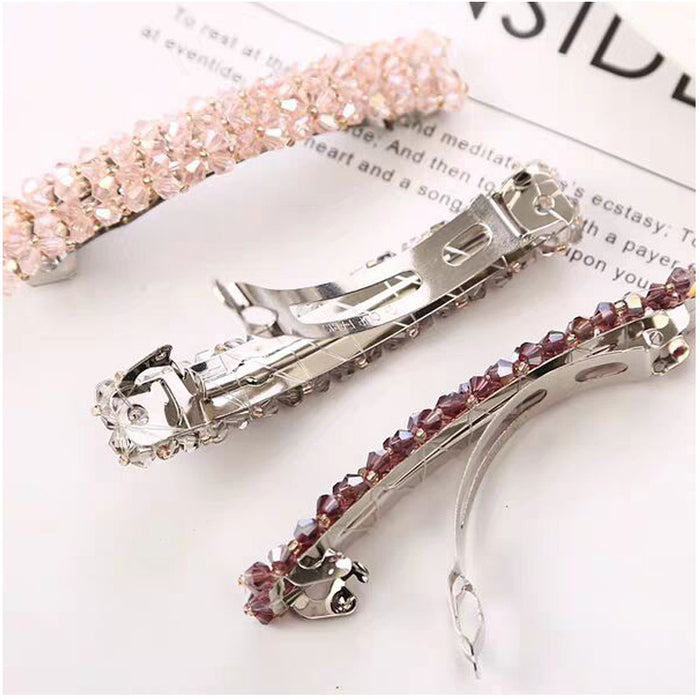 Wholesale Hair Clips Alloy Flash Diamond Crystal JDC-HC-ShiX006