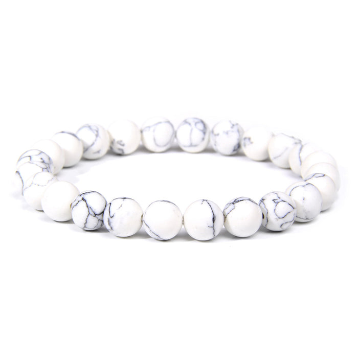 Wholesale 8mm Natural Stone Beads Bracelet JDC-BT-RuiZ001