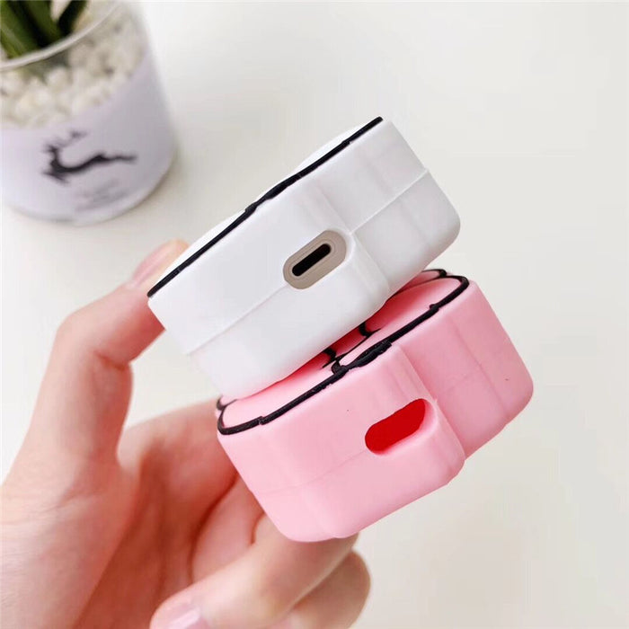 Wholesale Airpods1/2 Headphone Shell Silicone Cute Stereo Middle Finger Cat MOQ≥2 JDC-EPC-ATSR002