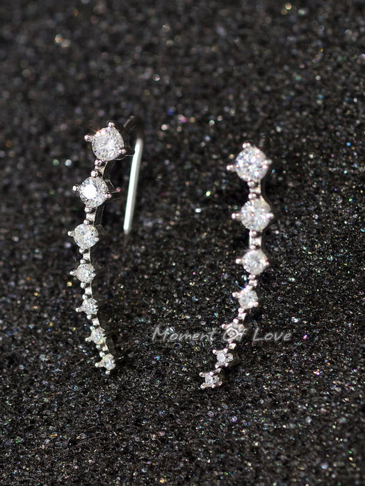 Wholesale Pink Rhinestone Earrings JDC-ES-dir004