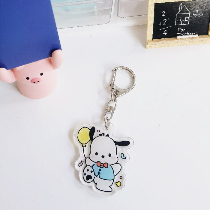 Wholesale Keychain Acrylic Cute Cartoon Pendant MOQ≥2 (S) JDC-KC-ChuangYin010