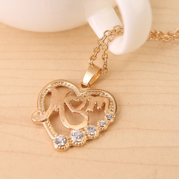 Jewelry WholesaleWholesale alloy mother's day diamond necklace JDC-NE-ZJ007 Necklaces 志嘉 %variant_option1% %variant_option2% %variant_option3%  Factory Price JoyasDeChina Joyas De China