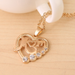 Jewelry WholesaleWholesale alloy mother's day diamond necklace JDC-NE-ZJ007 Necklaces 志嘉 %variant_option1% %variant_option2% %variant_option3%  Factory Price JoyasDeChina Joyas De China