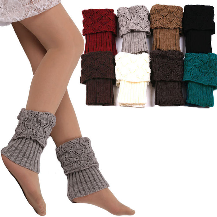 Wholesale Socks Acrylic Hollow Flip Short Leg Covers MOQ≥2 JDC-SK-XQ014