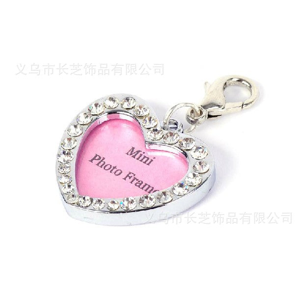 Wholesale Zinc Alloy Diamond Dog Tag MOQ≥3 JDC-PL-ChangZ003