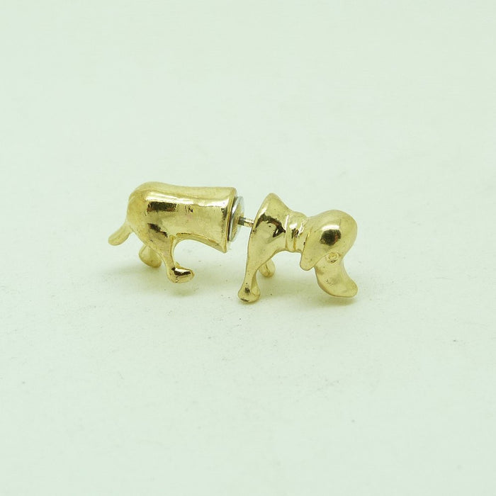 Jewelry WholesaleWholesale Harajuku Stereoscopic Animal Dachshund Dog Alloy Stud Earrings JDC-ES-LY020 Earrings 乐钰 %variant_option1% %variant_option2% %variant_option3%  Factory Price JoyasDeChina Joyas De China